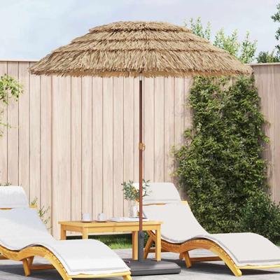 Strandparasol Bruin 160 x 196 cm Staal