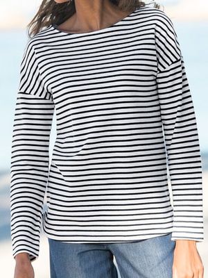 Casual Printing Loose Jersey T-Shirt Casual Printing Loose Jersey T-Shirt