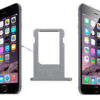 Kaart lade vervanging voor iPhone 6(Grey)