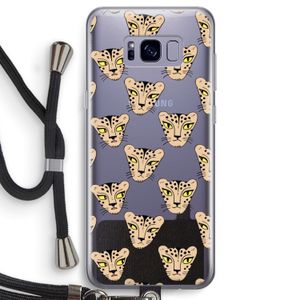 Tijger: Samsung Galaxy S8 Transparant Hoesje met koord
