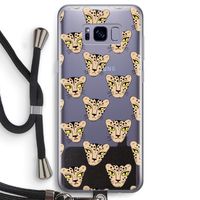 Tijger: Samsung Galaxy S8 Transparant Hoesje met koord