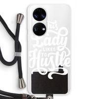 Hustle Lady: Huawei P50 Transparant Hoesje met koord