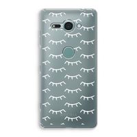 Wimpers: Sony Xperia XZ2 Compact Transparant Hoesje
