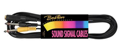 Boston AC-152 audio kabel zwart