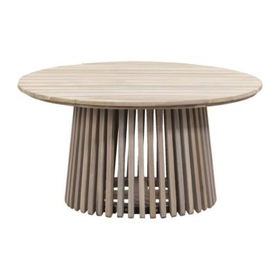 Leen Bakker - Bijzettafel Saône - Acacia - 35xØ70 Cm - Hout - Bruin