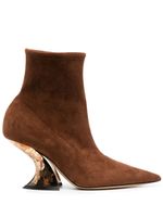 Casadei bottines Mavie 85 mm - Marron