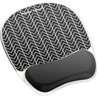 Fellowes 9653401 muismat Zwart, Wit Fellowes 9653401 muismat Zwart, Wit