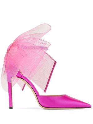 Jimmy Choo escarpins Averly 100 mm à design asymétrique - Rose