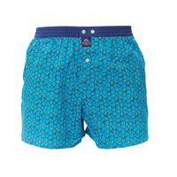 McAlson Boxer met binnenbroek Smiley blauw