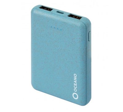 SBS eco-friendly powerbank 5,000 mAh blauw