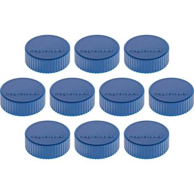 magnetoplan Magneet Discofix Magnum (Ø x h) 34 mm x 13 mm Rond Donkerblauw 10 stuk(s) 1660014