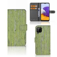 Samsung Galaxy A22 4G | M22 | Book Style Case | Green Wood Samsung Galaxy A22 4G | M22 | Book Style Case | Green Wood