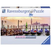 Ravensburger puzzel Panorama gondels in Venetië 1000 stukjes - thumbnail