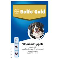 Bolfo Gold Hond Vlooiendruppels 400 (2 stuks)