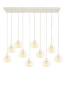 Light & Living 10-lichts hanglampBisho crème design 120cm - 2982343