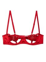 Fleur Du Mal soutien-gorge Queen of Hearts - Rouge