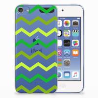 Apple iPod Touch 5 | 6 | TPU bumper | Zigzag Groen