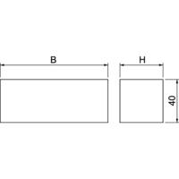 OBO Bettermann 7218158 Afdichtingsstrip 1 stuk(s) - thumbnail