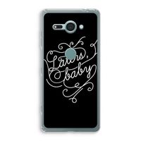 Laters, baby: Sony Xperia XZ2 Compact Transparant Hoesje