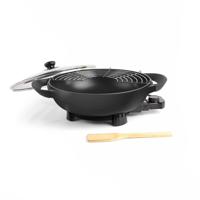 Elektrische wok - LIVOO - DOC128N - 1500W - 4L, 6 personen - Ø33 cm - Antiaanbaklaag - Regelbare en afneembare thermostaat