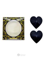 * BE LILY Zwarte hartvormige tepelplakkers ,BL274526 - thumbnail