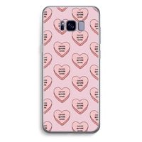 Chicks before dicks: Samsung Galaxy S8 Plus Transparant Hoesje