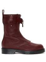 JW Anderson bottines à détail de cadenas - Rouge