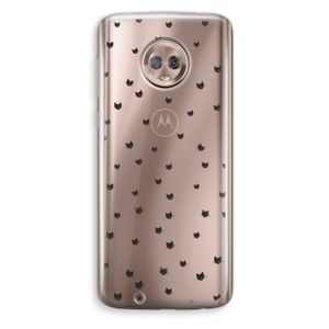 Kleine kattenkopjes: Motorola Moto G6 Transparant Hoesje