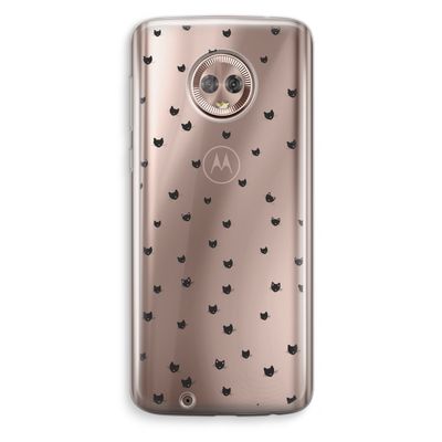 Kleine kattenkopjes: Motorola Moto G6 Transparant Hoesje