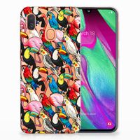 Samsung Galaxy A40 TPU Hoesje Birds