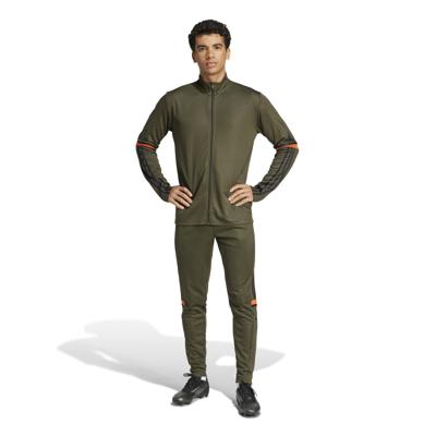 adidas Squadra 25 Trainingspak Full-Zip Donkergroen Zwart Oranje