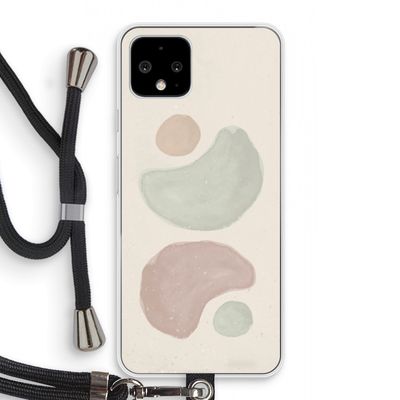 Geo #10: Pixel 4 Transparant Hoesje met koord
