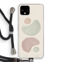 Geo #10: Pixel 4 Transparant Hoesje met koord
