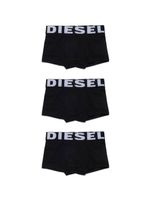 Diesel Kids lot de trois boxers à taille logo - Noir