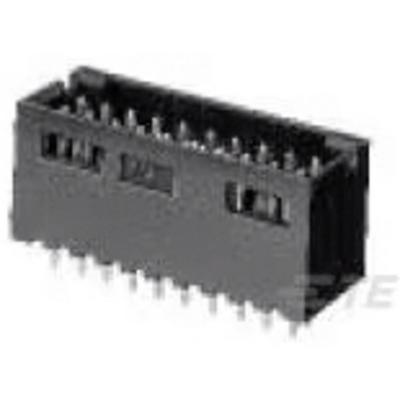 TE Connectivity 8-87589-6 Male header, inbouw (standaard) Inhoud: 1 stuk(s) Tray