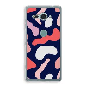 Memphis Shapes Pink: Sony Xperia XZ2 Compact Transparant Hoesje