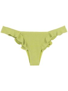 Clube Bossa bikini volanté à carreaux - Vert