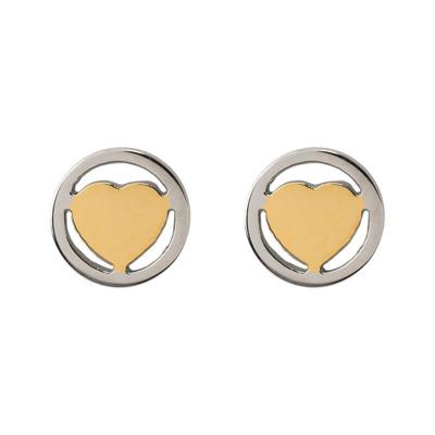 iXXXi Oorbellen Ear Studs Heart Goud