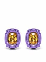 Swarovski boucles d'oreilles Dulcis - Violet