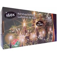 Kerstverlichting helder buiten 160 lampjes 19 meter