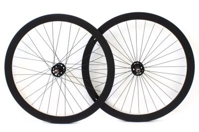 H plus Son Formation Face Fixed Gear Wielset - Zwart H plus Son Formation Face Fixed Gear Wielset - Zwart