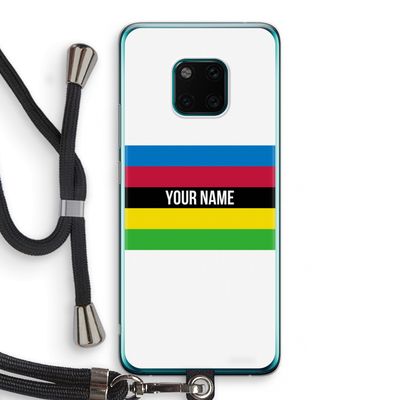 WK Wielrennen: Huawei Mate 20 Pro Transparant Hoesje met koord