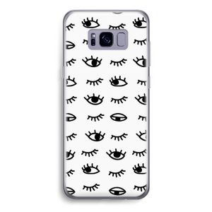 Eye pattern #2: Samsung Galaxy S8 Transparant Hoesje