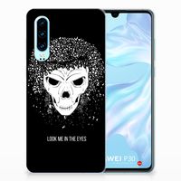 Silicone Back Case Huawei P30 Skull Hair - thumbnail