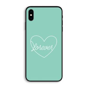 Forever heart pastel: iPhone XS Max Biologisch afbreekbaar hoesje