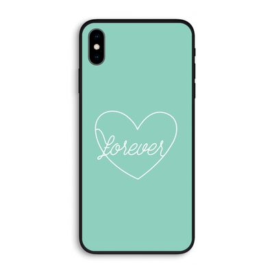 Forever heart pastel: iPhone XS Max Biologisch afbreekbaar hoesje