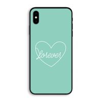 Forever heart pastel: iPhone XS Max Biologisch afbreekbaar hoesje