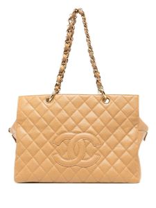 CHANEL Pre-Owned sac cabas Timeless Grand Shopping GTT (2003) - Marron