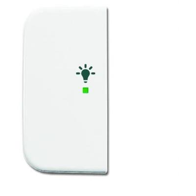 Busch-Jaeger 2CKA006220A0090 Wipschakelaar licht Afdekking 2-voudig Reflex SI Zuiver wit (RAL 9010), Wit 1 stuk(s)