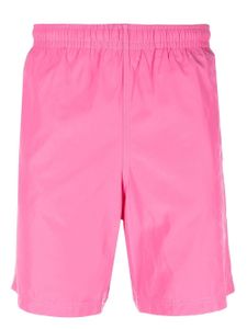 Alexander McQueen short de bain à logo imprimé - Rose